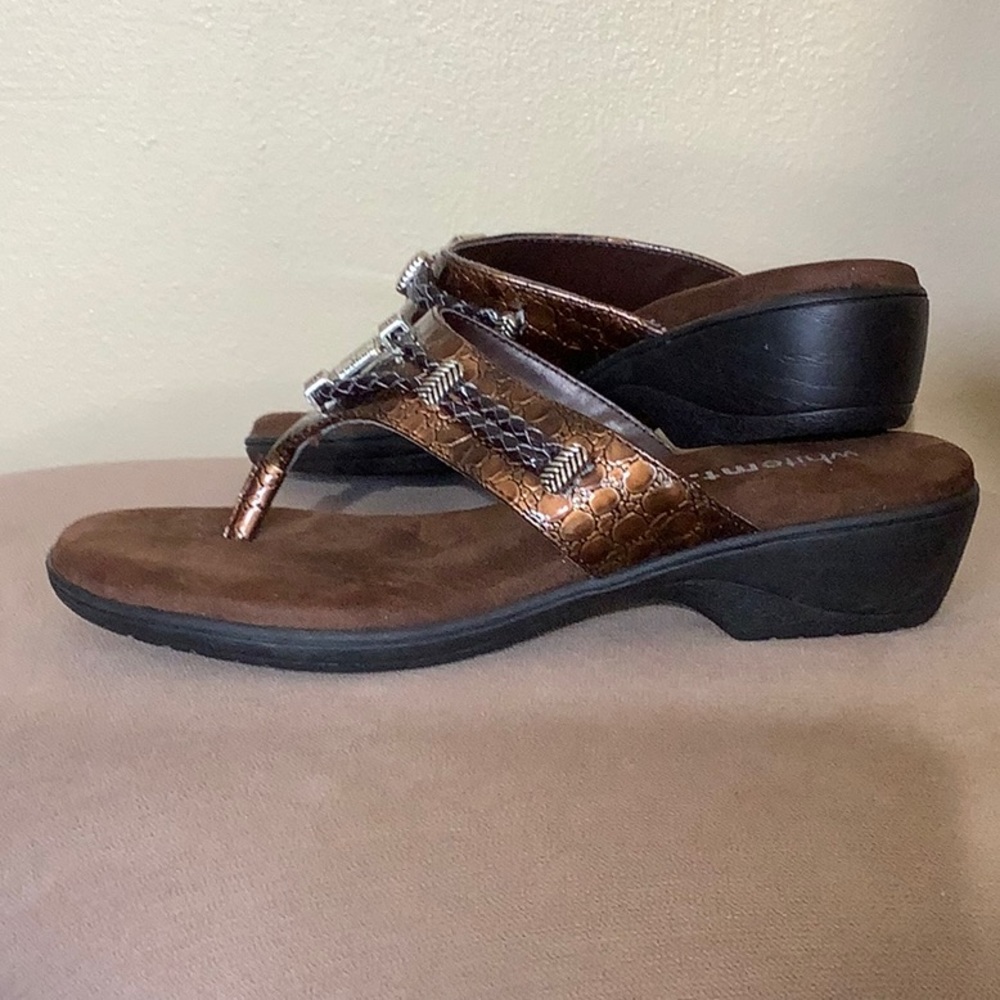 Whitemt. Brown Sandals